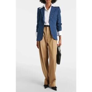 Polo Ralph Lauren Cotton and Linen Striped Blazer size 8